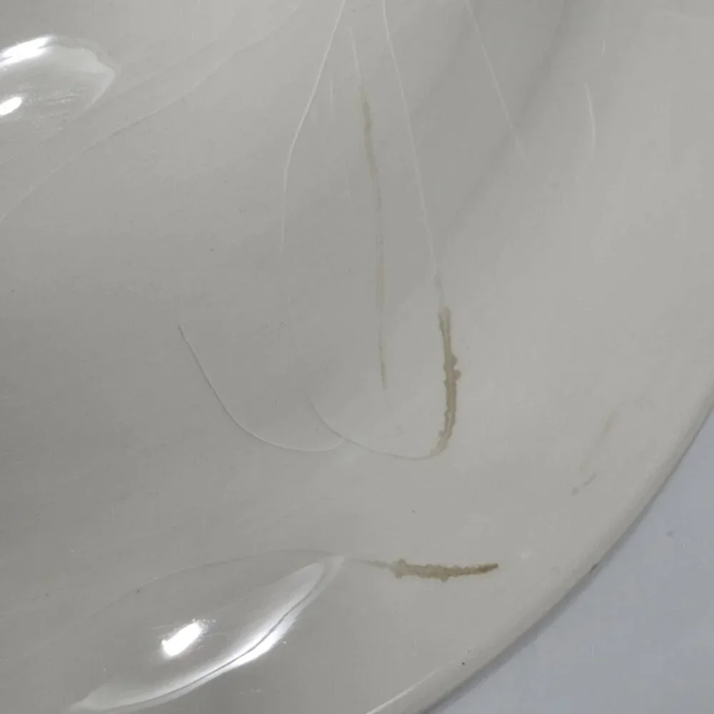 RC Real Ceramica Portugal Fruit Bowl Vibrant Strawberries Peaches Leaves Vintage